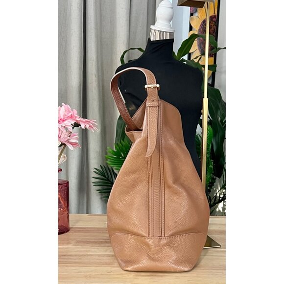 ♦️♦️ AUTHENTIC TORY BURCH VINTAGE CAMEL BROWN HOBO/SLOUCHY BAG ♦️♦️ - Picture 4 of 8